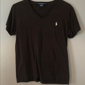 Brown Ralph Lauren Sport Tee - Size L